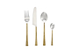 Nkuku Tableware Usa Cutlery - Brushed Gold - (Set of 16)