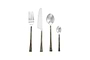Nkuku Tableware Usa Cutlery - Brushed Silver - (Set of 16)