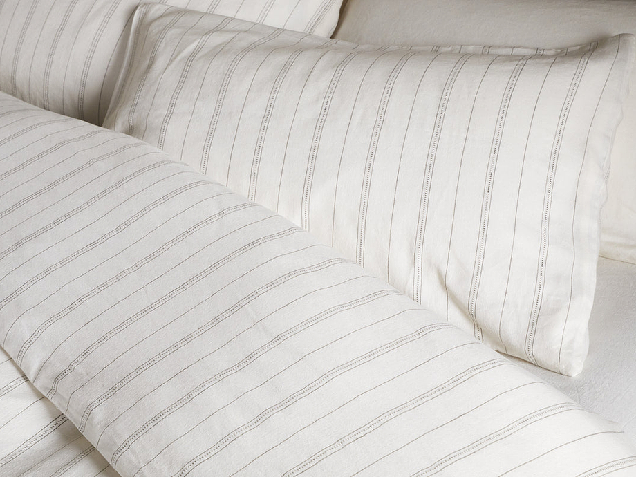 Anta Hemp & Cotton Duvet Cover -  Sage Green