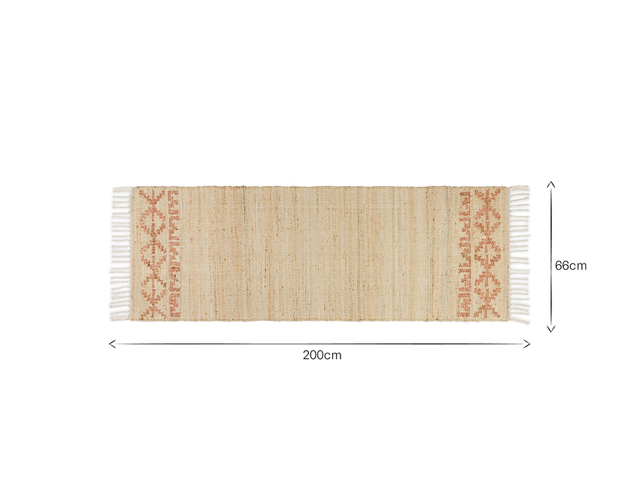 Akari Jute & Cotton Runner - Natural