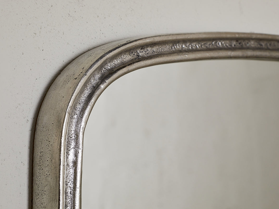 Almora Wall Mirror - Antique Nickle