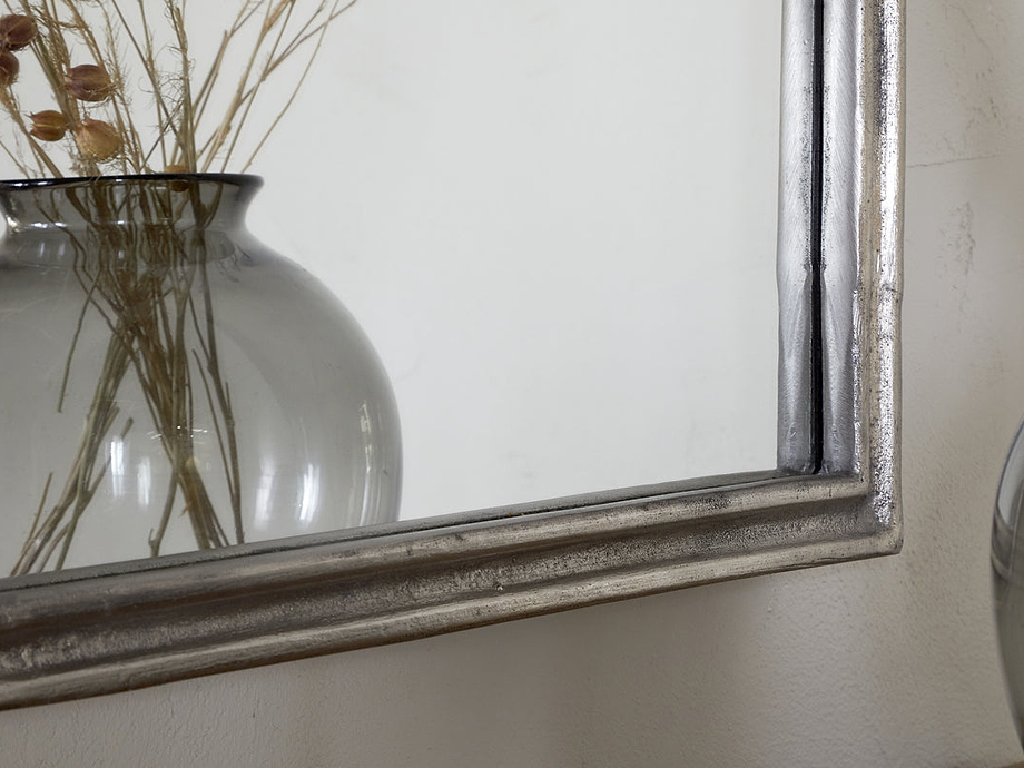 Almora Wall Mirror - Antique Nickle