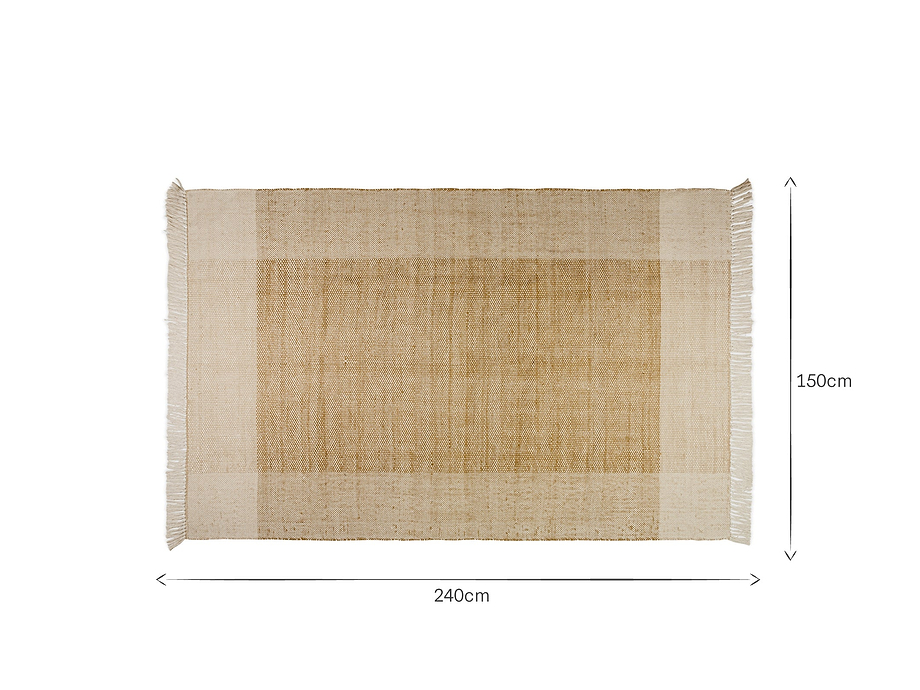 Andro Jute & Cotton Rug - Natural
