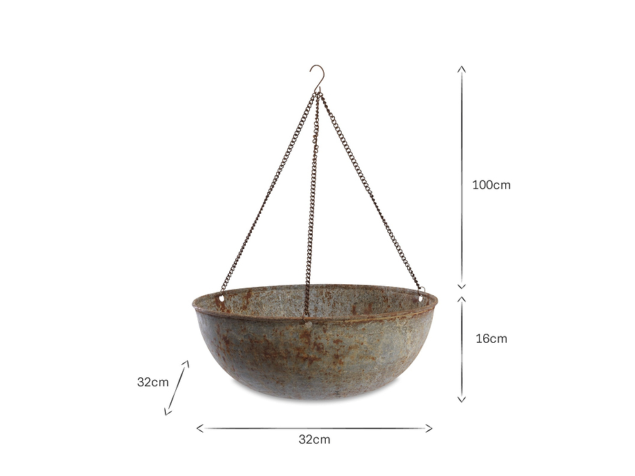 Abari Round Hanging Planter