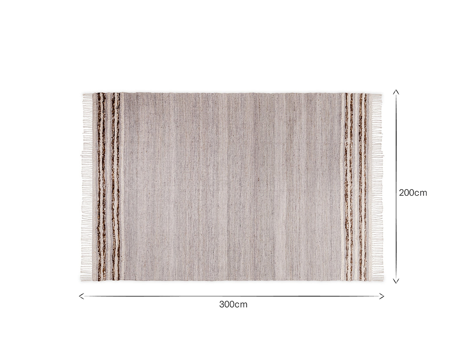 Aadita Jute & Wool Rug - Grey
