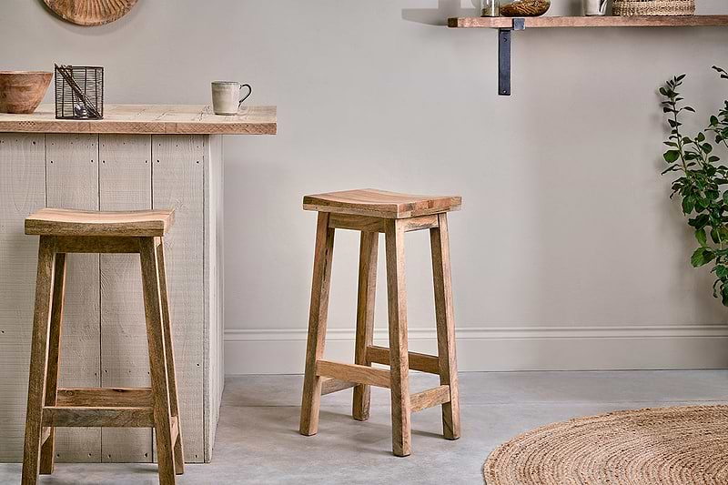 Ambi Wooden Stool - Tall