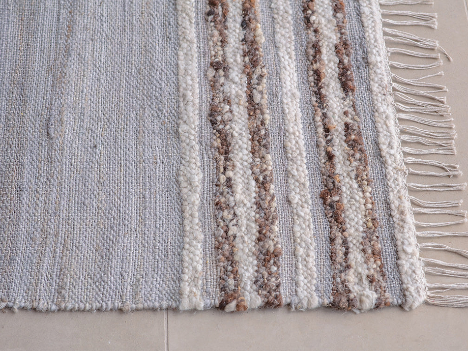 Aadita Jute & Wool Rug - Grey