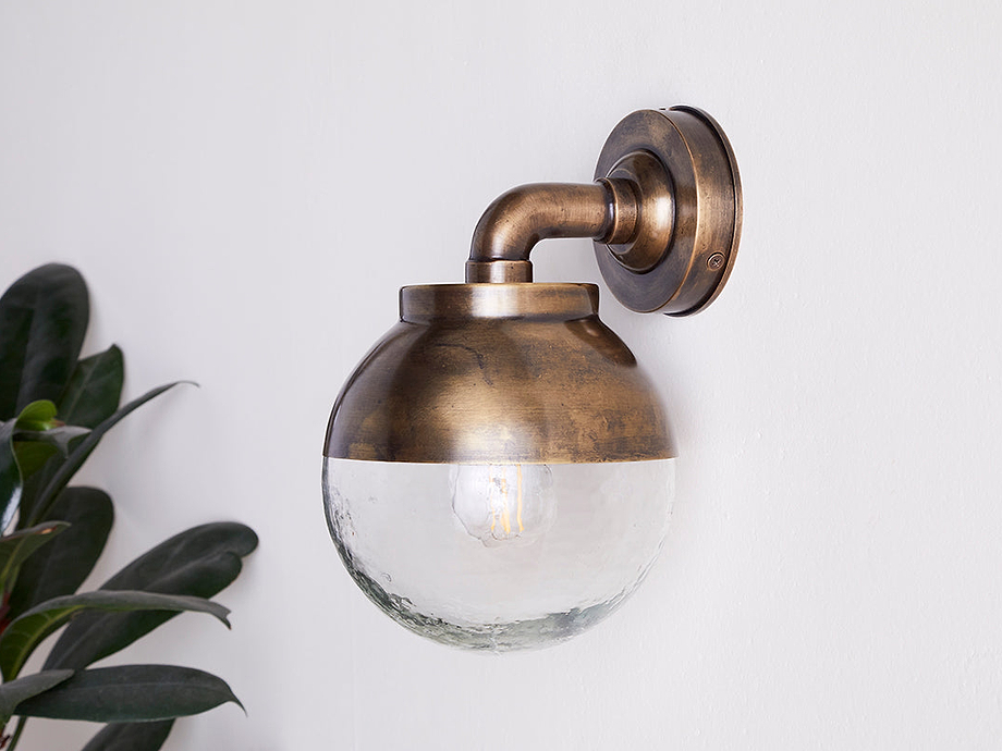 Abeo Outdoor Wall Lamp - Antique Brass