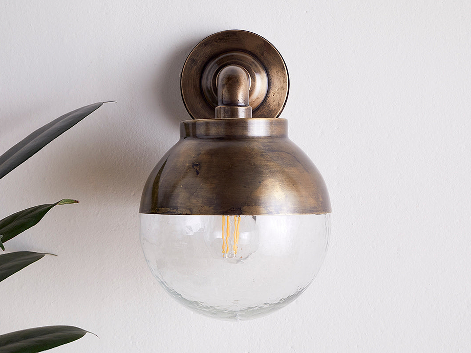Abeo Outdoor Wall Lamp - Antique Brass