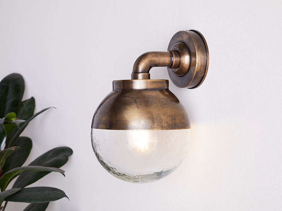 Abeo Outdoor Wall Lamp - Antique Brass