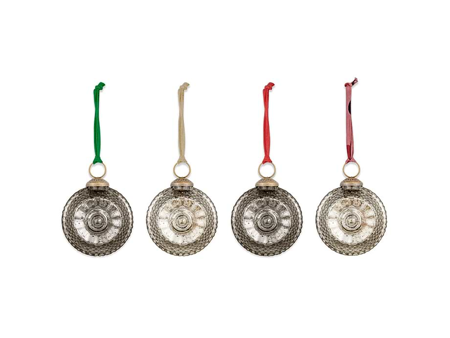 Abitha Baubles - Antique Gold & Grey - (Set of 4)