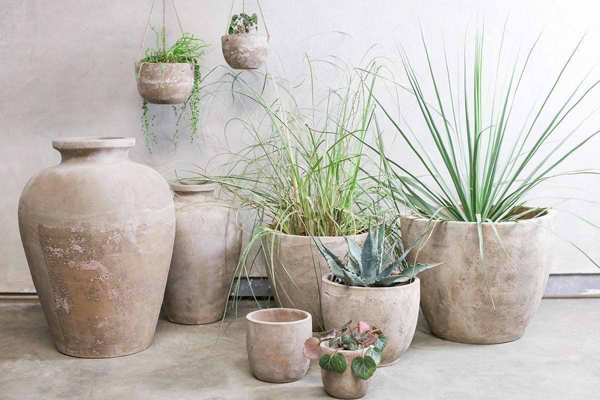 Affiti Clay Tapered Pot - Small