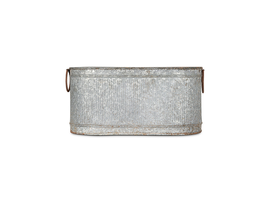 Akasa Trough Planter - Zinc