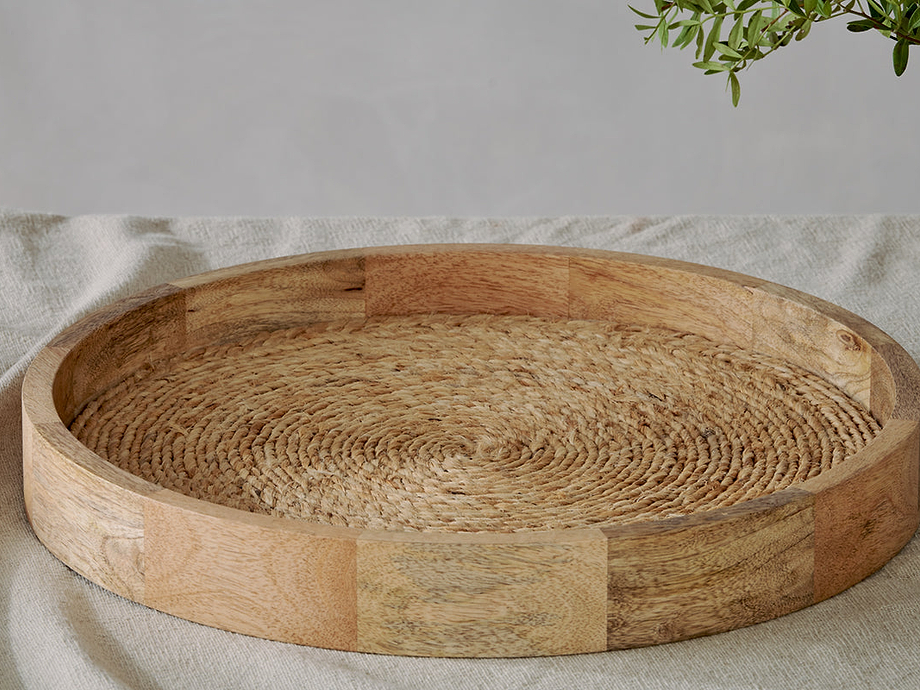 Akila Mango Wood Tray - Natural