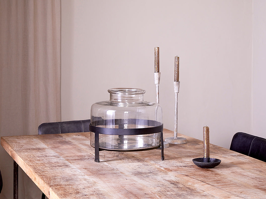 Akoro Recycled Glass Vase - Clear