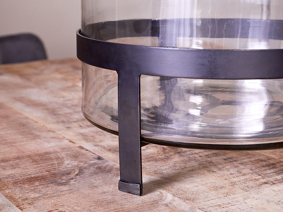 Akoro Recycled Glass Vase - Clear
