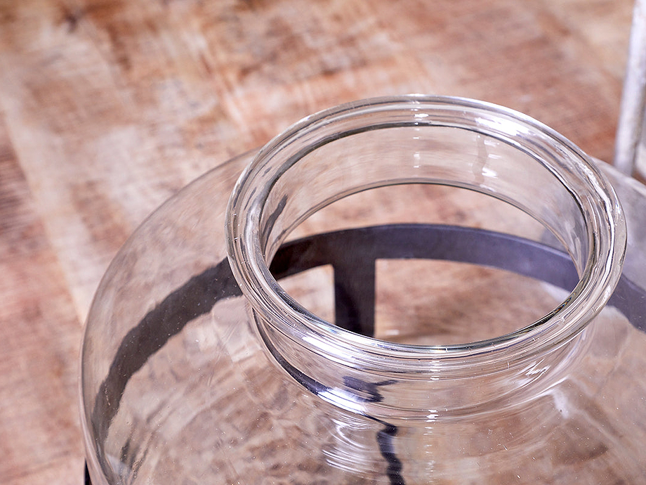 Akoro Recycled Glass Vase - Clear