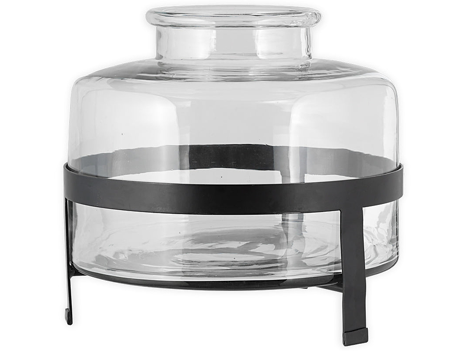 Akoro Recycled Glass Vase - Clear