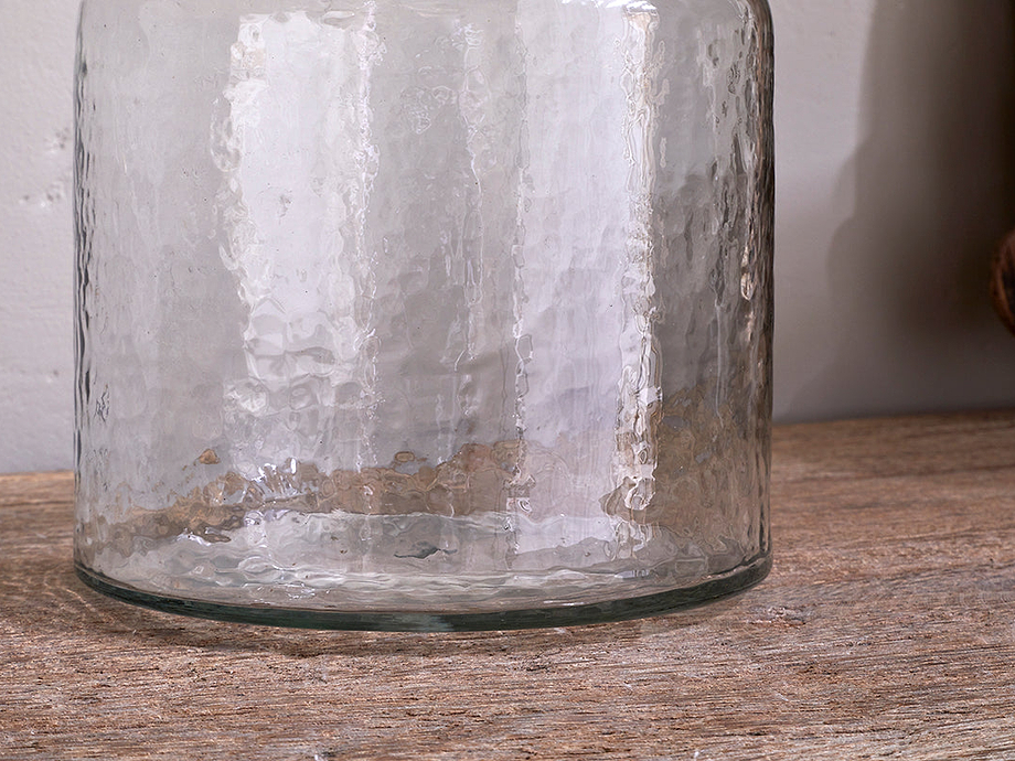 Akra Recycled Glass Vase - Clear