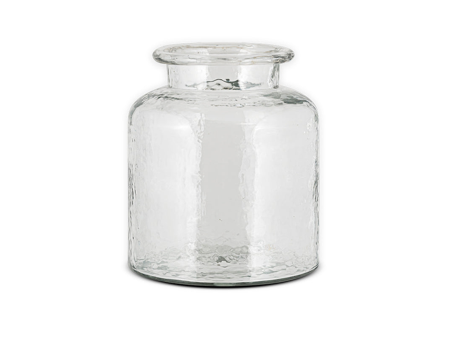 Akra Recycled Glass Vase - Clear