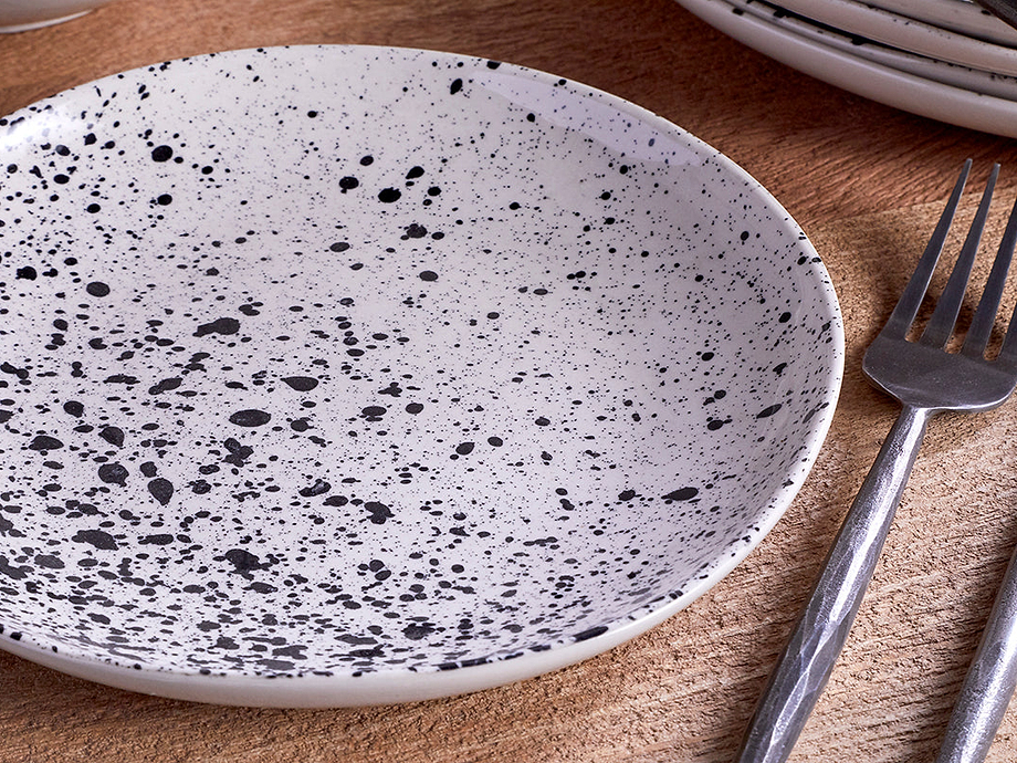 Ama Splatter Dinnerware Set - (Set of 12)