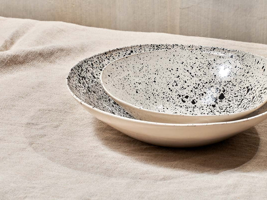 Ama Splatter Serving Bowl - Large