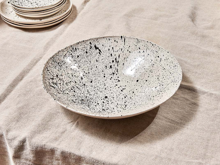 Ama Splatter Serving Bowl - Large