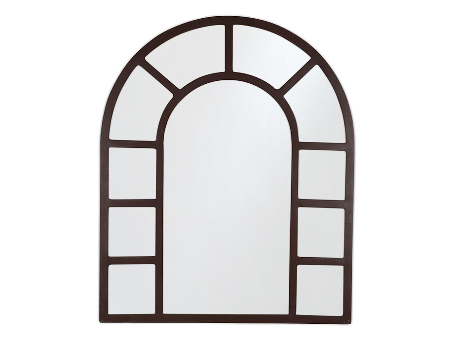 Amaga Arched Outdoor Mirror - Antique Black