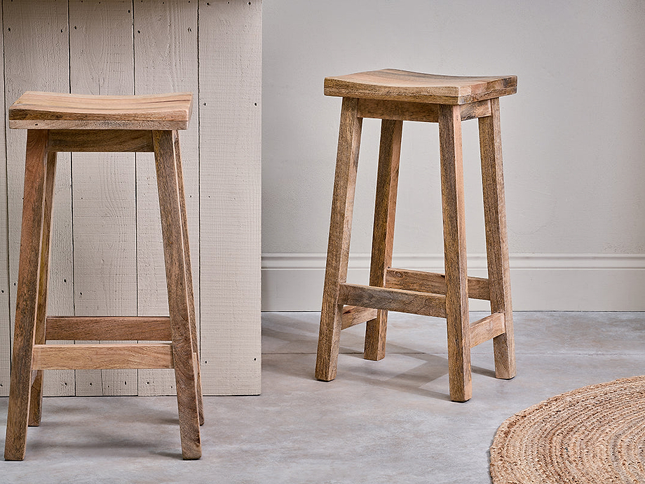 Ambi Wooden Stool - Tall