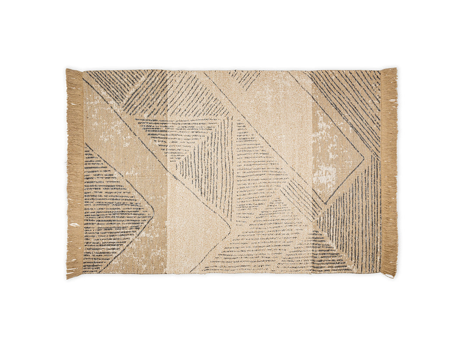 Anaisha Cotton & Jute Rug - Natural & Grey