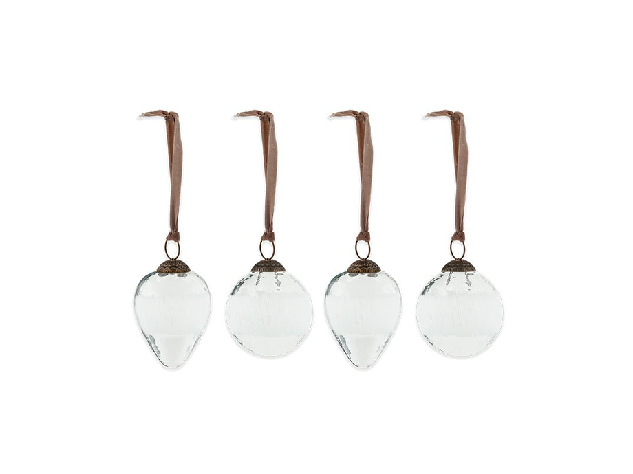 Anara Etched Bauble - (Set of 4)