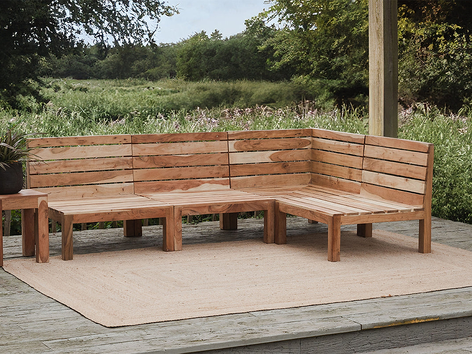 Anbarasi Acacia Modular Corner - Natural