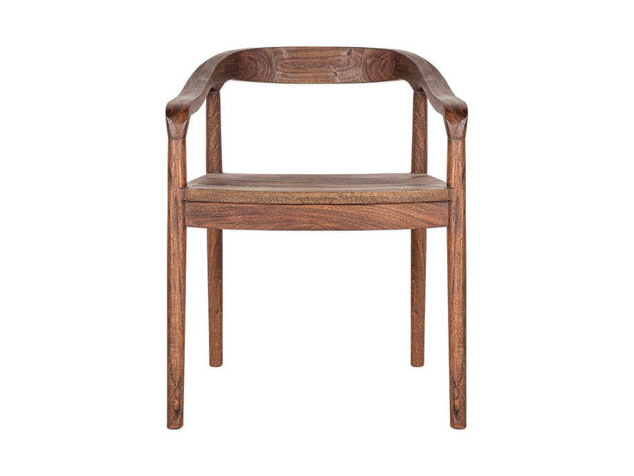 Anbu Acacia Dining Chair - Washed Walnut