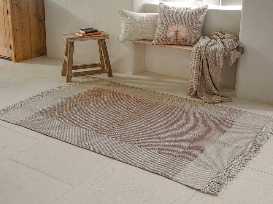 Andro Jute & Cotton Rug - Natural