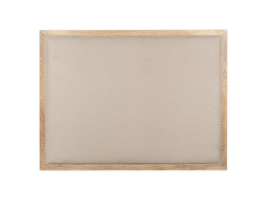 Anesha Upholstered Linen Headboard - Natural