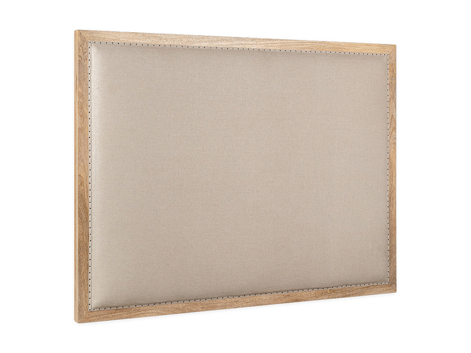 Anesha Upholstered Linen Headboard - Natural