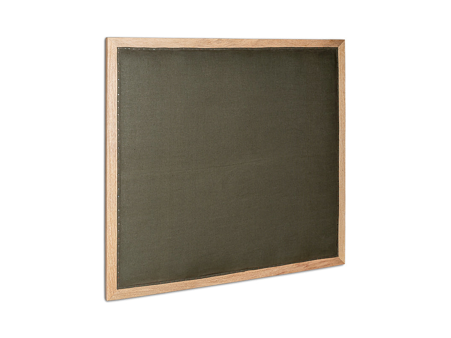 Anesha Upholstered Linen Headboard - Olive Green