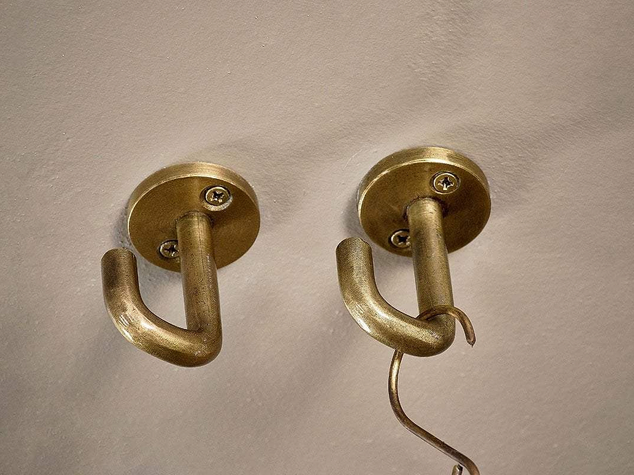 Aniko Iron Ceiling Hook - Brass (Set of 2)