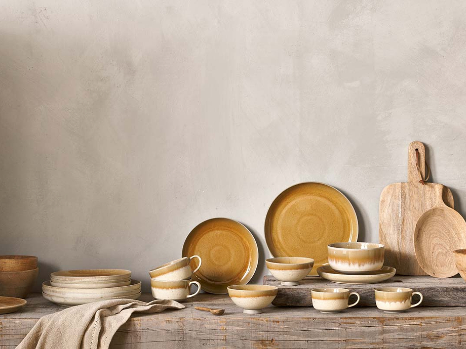 Arici Dinnerware Set - Natural - (Set of 12)