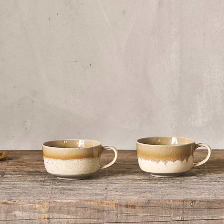 Arici Mugs - Sand - Small (Set of 2)-nkuku