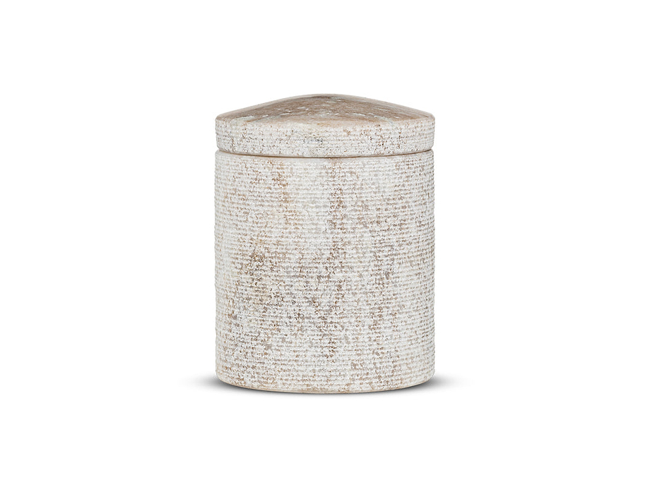 Asana Marble Storage Jar - Grey