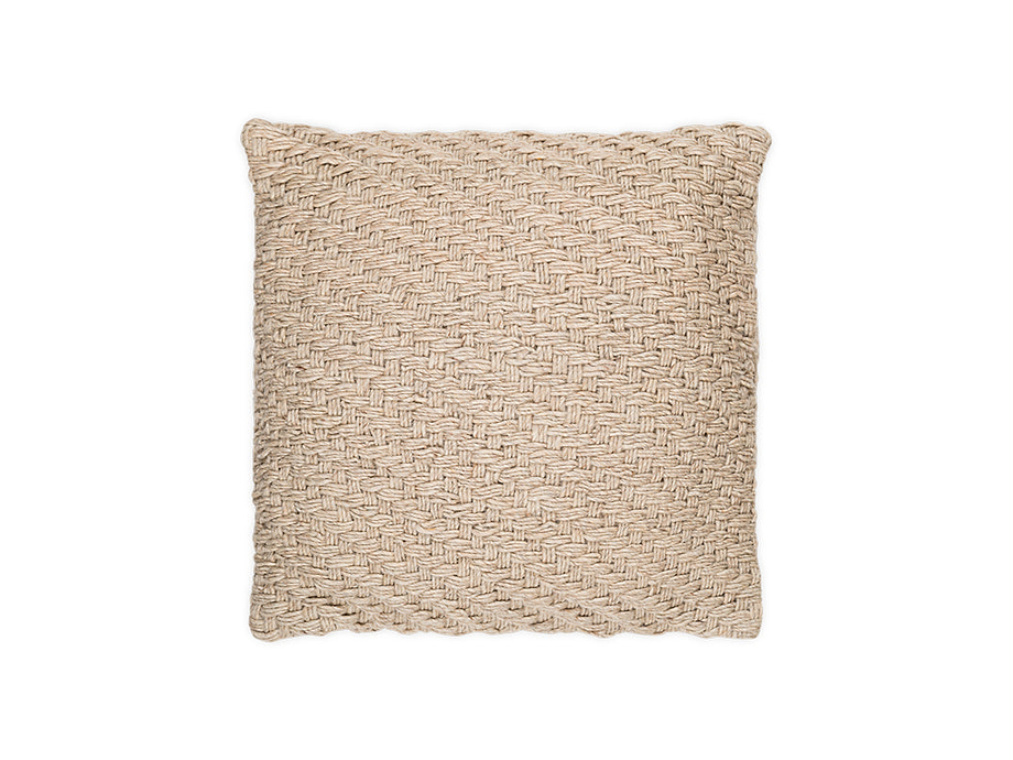 Atifa Cotton & Wool Cushion Cover - Natural