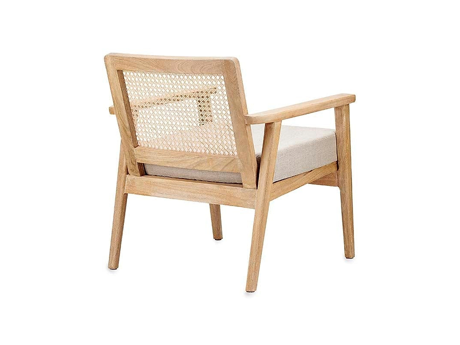 Atri Mango Wood & Cane Occasional Chair