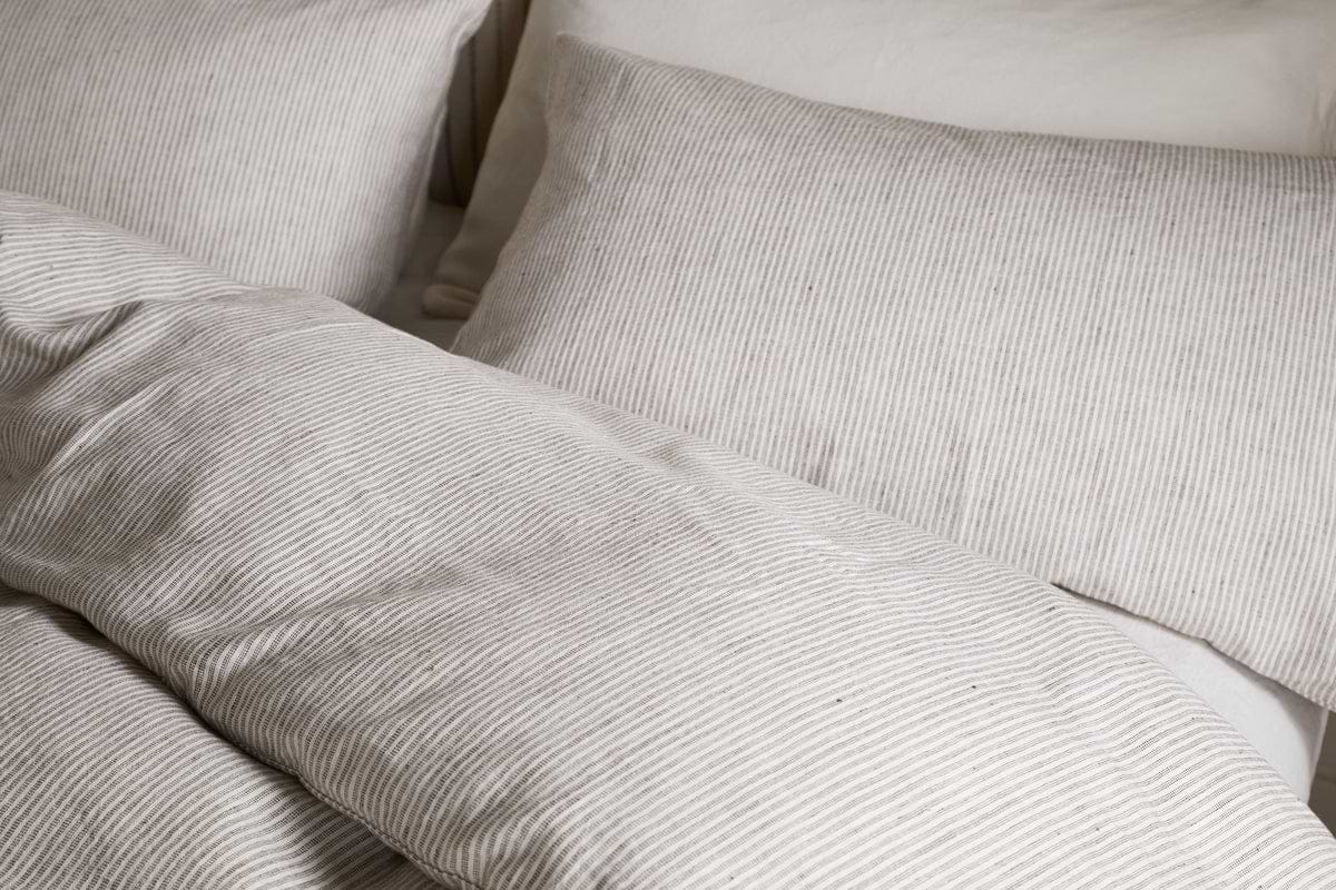 Borba Hemp & Cotton Duvet Cover - Espresso-nkuku Borba Hemp & Cotton Duvet Cover - Espresso-nkuku