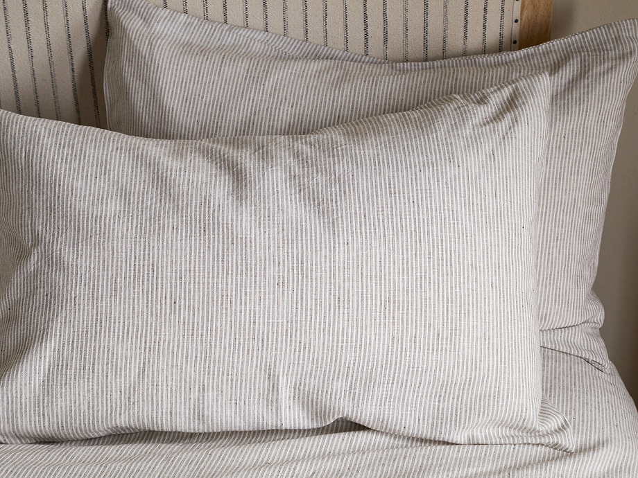 Borba Hemp & Cotton Housewife Pillowcases - Espresso