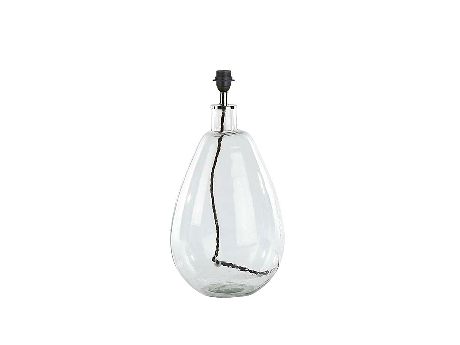 Baba Recycled Glass Lamp - Clear - Large Tall