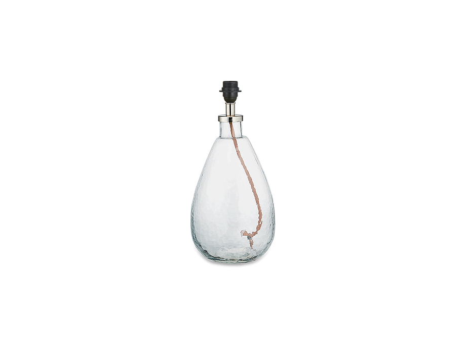 Baba Recycled Glass Lamp - Clear - Small Tall