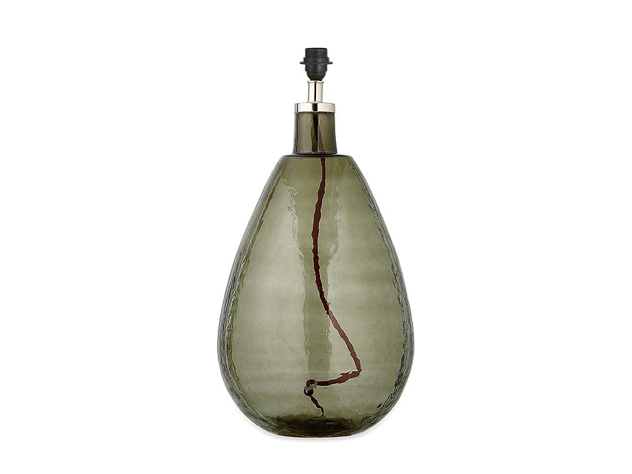 Baba Recycled Glass Lamp - Green - Large Tall