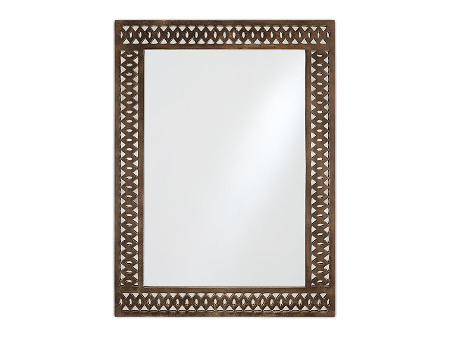 Bahula Decorative Outdoor Mirror - Rust