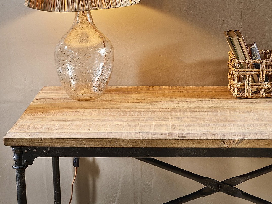 Benia Iron & Reclaimed Wood  Desk